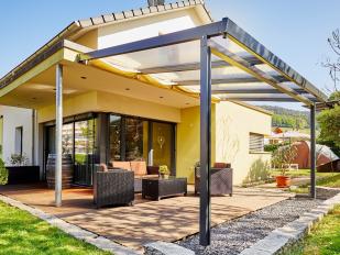 Terrassendach, Überdachung